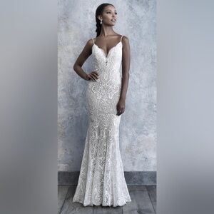 Madison James MJ510 Lace Wedding Dress, Size 2 After Alterations